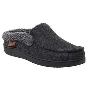 DEARFOAMS Total Comfort Memory Foam Men’s Slippers House Shoes Machine Wash NWT